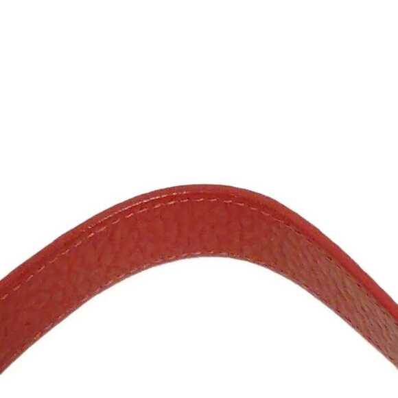 Auth FURLA - Red Leather Handbag - Picture 4 of 10